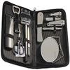 Grooming Set Nail Clipper Set, Boy Gift Travel Professional Nail Manicure Set Grooming Kit Include Nail Clipper Tweezer Mirror Nail File Razor Scissor view 1