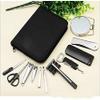 Grooming Set Nail Clipper Set, Boy Gift Travel Professional Nail Manicure Set Grooming Kit Include Nail Clipper Tweezer Mirror Nail File Razor Scissor view 3