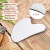 ALOYGUZ Stainless Steel Gua Sha Facial Tools Mothers Day Gifts for Mom Metal Lymphatic Drainage Massager Body Guasha Gifts for Women view 2
