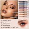 Rose Gold Eyeshadow Stick Shimmer Cream Single Eyeshadow Pencil Makeup, High Pigmented Crease-proof Eye Shadow Brightener Stick, Hypoallergenic Waterproof Long Lasting Eye Highlighter stick(B-10#) view 4
