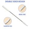 Cosmetic Mixing Makeup Spatula Nail Art Palette Stick Stirring Stainless Steel Rod Mixer Artist Tool for Salon Color Cream Mixing for Professional and Personal Use (Silver, 2 Pcs) view 3