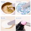 Cosmetic Mixing Makeup Spatula Nail Art Palette Stick Stirring Stainless Steel Rod Mixer Artist Tool for Salon Color Cream Mixing for Professional and Personal Use (Silver, 2 Pcs) view 4