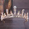 STBTOO Crystal Princess Crown Rhinestone Bridal Tiara Birthday Queen Crown, Rhinestone Crystal Beads Bridal Tiara Crown for Proms, Parties,Most Ideal Choice view 3