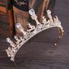 STBTOO Crystal Princess Crown Rhinestone Bridal Tiara Birthday Queen Crown, Rhinestone Crystal Beads Bridal Tiara Crown for Proms, Parties,Most Ideal Choice view 4