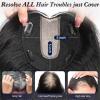 starluck 5x5 inch Lage Silk Base 14 Inch Real Human Hair Toppers for Women,60 Gram High volume, 100% Real Human Hair Toppers for Women with thinning hair hair lossBlack, no Bangs view 4