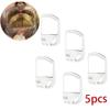 5PCS Transparent Beard Shaper Styling Tool Different Sizes Facial Hair Trimming Guide Grooming Shaper Hair Lineup Tool For Man,Beauty view 4