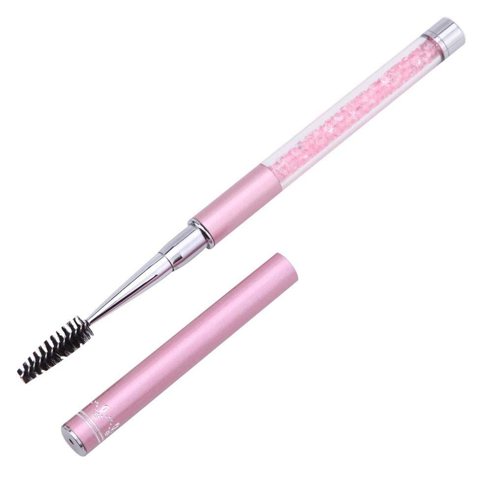 CTPCRTYK Tool Pen Reusable Spooler Mascara Eyelash Cosmetic Makeup Brush Wand Applicator Brush(Pink)