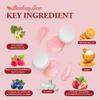 Strawberry Lip Scrub And Mask Set, Sugar Exfoliator Lip Scrub For Dark Lips To Lighten, Lip Care Kit, Sleeping Lip Mask, 1.4 oz / 2-piece view 2