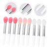 HAKIDZEL 18pcs Foundation Makeup Brushes Travel Lip Applicator for Lips and Gloss view 4
