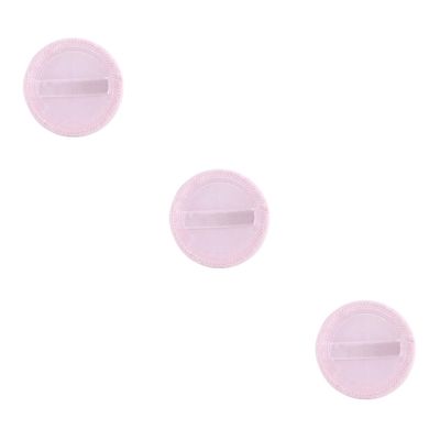 Beatifufu 30pcs Loose Powder Puff Rayon Ribbon for Application Washable Velour Sponge for Foundation for Salon Home Travel Use Random Colors