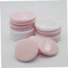 Beatifufu 30pcs Loose Powder Puff Rayon Ribbon for Application Washable Velour Sponge for Foundation for Salon Home Travel Use Random Colors view 2
