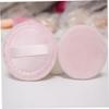 Beatifufu 30pcs Loose Powder Puff Rayon Ribbon for Application Washable Velour Sponge for Foundation for Salon Home Travel Use Random Colors view 3