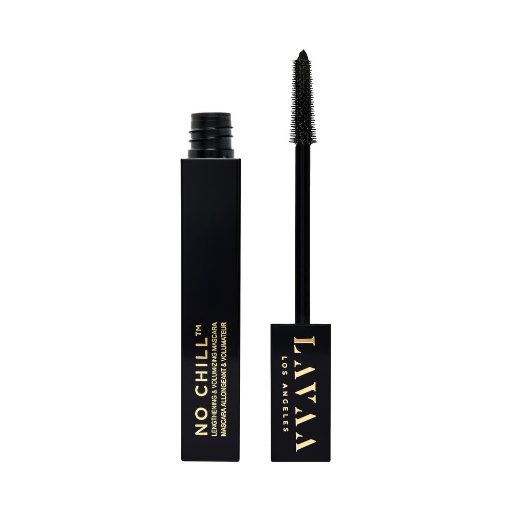NO CHILL Mascara by Lavaa Beauty | Tubing Mascara | Lengthening & Volumizing | No Smudging & No Flaking (Black)