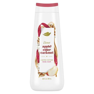 Apple Cider Caramel Liquid Body Wash for Deep Nourishment Holiday Treats Limited Edition, 20 oz