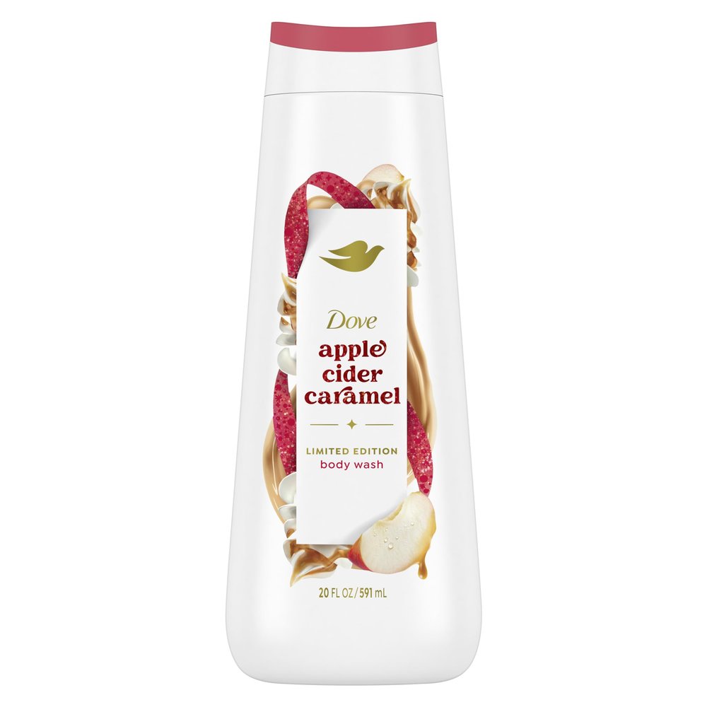 Apple Cider Caramel Liquid Body Wash for Deep Nourishment Holiday Treats Limited Edition, 20 oz