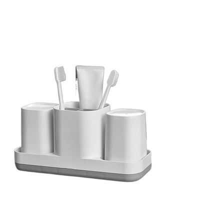 MAKEJ Mouthwash Cup Rack Household Wash Cup Set Mouth Cup Storage Box Toothbrush Cup Couple Brushing Cup
