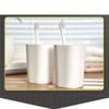 MAKEJ Mouthwash Cup Rack Household Wash Cup Set Mouth Cup Storage Box Toothbrush Cup Couple Brushing Cup view 3