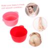 FRCOLOR 6pcs Waxing Bowl Silicone Wax Warmer Liner Capacity Nonstick Hair Removal Tool Face Body Random Color view 3
