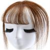 YAIRYANGTZE Clip in Hair Piece Straight Thin Hair Topper 3D Mini Bangs for Women (Off Black) view 3