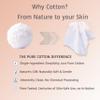 Cotton Krystal Disposable Cotton Face Towels  Super Soft Face Dry Wipes, Hypoallergenic Makeup Remover Wipes, for All Skin Types Incl. Sensitive Skin, Facial Cloths 100% Biodegradable- 50 Count view 2