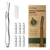 Eyebrow Razor, Dermaplaning Tool for Face, Face Razors for Women, Dermaplane Razor, Hair Removal and Exfoliation, Facial Razor, Face Shaver for Women&Men, 6 Blade Refills with Blade Cover (Silver) view 1
