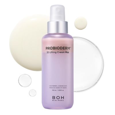 BIOHEAL BOH Probioderm 3D Lifting Cream Mist 3.38 fl oz (100 ml) | Face Moisturizers, Hydrating Glowing Serum Spray, Moisturizing & Elasticity-Enhancing Facial Mist for Face, Neck & Dcollet