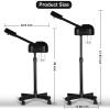 HeavenBird Stand Professional Ozone Facial Steamer with Digital Display, Adjustable Height & Rolling Base, Timer Function, 360 Rotatable Nozzle, Hot Mist Function, Use for Home, Salon SPA (Black) view 2
