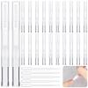 20 Pens 3 Ml Oil Cuticle Empty, Transparent Pens Twist With Tips Brush, Pens Oil Nail Empty, Gloss Lip Cosmetic Containers, Tubes Liquid Growth Eyelash view 1