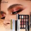 All In One Makeup kit with Eyeshadow Palette,lip gloss palette,Mascara,eyebrow pencil,powder puff,colorful eye pigment,makeup set for women or travel view 4