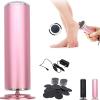 Electric Foot Callus Remover, Foot Grinder, Foot Grinder with 60 Sandpaper Discs, Adjustable Speed Callus Remover, for Removing Dead and Dry Skin Foot Grinder,Pink view 1