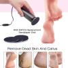 Electric Foot Callus Remover, Foot Grinder, Foot Grinder with 60 Sandpaper Discs, Adjustable Speed Callus Remover, for Removing Dead and Dry Skin Foot Grinder,Pink view 3