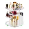 360-Degree Organizer Vanity Rack Storage Makeup, Rotating Transparent Organizer, Dresser Case Storage Beauty Organizer, Cosmetic Cosmetic Capacity Display Large Plastic view 1