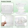 360-Degree Organizer Vanity Rack Storage Makeup, Rotating Transparent Organizer, Dresser Case Storage Beauty Organizer, Cosmetic Cosmetic Capacity Display Large Plastic view 4