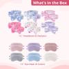 Chewtoyo 24 Pcs Eye Mask and Headband, Sleepover Party Favors for Teenagers Women, Sleepover Party Eye Mask Headband, Spa Party Soft Plush Sleep Eye Cover, Elastic Bow Hair Band view 4