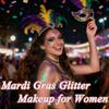 AROIC 14 Colors Body Glitter, Face & Hair Glitter Gel Set for Mardi Gras, Eye Shimmer for Women Glow in the Dark Rave Accessories Party Supplies, Face Paint Hair/Cheek/Eyelid Sparkle Makeup(18ml/Tube) view 2