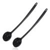 2 Pack Back Scrubber for Shower, 17in Lengthen Long Handle Body Brush, Double Sided Shower Brush for Shower Exfoliating and Massage Can Produce Rich Foam, Long Handle Back Scrubber for Men view 1