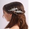 Teyglen Silver Rhinestone Bridal Hair Clips Crystal Wedding Hair Barrette for Women Decorative Hair Accessories Jewelry Sparkly Crystal Hair Piece (Silver) view 1