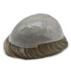 Toupee for men hair replacement system for men Ultra Thin Skin mens hairpieces All V-loop Durable Poly Skin wigs human hair piece unit for men #1820 Medium Blonde+20% Gray-90% Light Density view 3