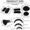 10Pcs Hair Bump It Up Clips Hair Base Styling Insert Tool for Volume Insert Hair Bun Maker and Accessories view 2