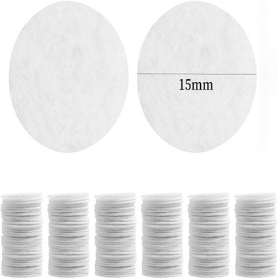 500Pcs Microdermabrasion Cotton Filters Replacement Round 15mm Diamond Dermabrasion Filters,Filters Sponge Filter for Suction Microdermabrasion Machine Vacuum Filters Accesories for Beauty (White)