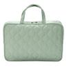 CONAIR Travel Toiletry Bag with Handles, Travel Makeup Bag, 2 Clear Zippered Compartments, 2 Flat-Zip Pockets and Removable Clear Plastic Pencil Case, Easy to Clean, 1 Count, Sage Green view 1