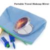 GFLFMXZW Sunset Over Water Travel Makeup Mirror, 1x/2x Magnification, Portable Pocket Mirror for Purse Round Mini Cosmetic Compact Mirror Cute Handbag Mirror view 3