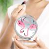 GFLFMXZW Love Flamingo Travel Makeup Mirror, 1x/2x Magnification, Portable Pocket Mirror for Purse Round Mini Cosmetic Compact Mirror Cute Handbag Mirror view 4