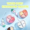 COLORGRAM TINTIN DORY EYESHADOW PALETTE 01 GLITTER DORY | 4 Color Compact Palette with Silky Smooth Texture & Strong Pigmentation | Travel-Friendly Collectible with Vibrant Shades view 2