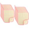 10Pcs Wash Cloths,Exfoliating Body Scrubber,Body Scrubber Exfoliator,Pink Frame Exfoliating Washcloth,Face Cloths for Washing Face,Loofah Exfoliating Body Scrubber,Wash Rags for Body,Exfoliating Towel view 1