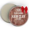 Viking Revolution Sandalwood Hair Clay for Men - Matte Finish Mens Hair Clay - Texturizing Clay Hair Product Men with Jojoba and Vitamin E - Clay Pomade for Men Effortless Hair Styling Cream (2 oz) view 1