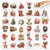 UVUXO 102 PCS Christmas Individually Wrapped Tattoos for kids - Santa/Xmas Trees/Reindeer Temporary for Girls Boy Body Arm Shoulder Tattoos Stickers, Kids Christmas Treats,Christmas Decorations view 1