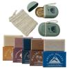 G.B.S Men's Bar Soap 5 Pack Variety Moisturizing Bar Soap For Men and Pack of 2 Portable Travel Soap Container Cases view 1