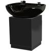 Buy-Rite Bali Head Spa Pedestal Shampoo Unit - Black Porcelain Bowl, Padded Headrest, Extendable Hose, Vacuum Breaker, Fits Most Chairs, Professional Salon Backwash, BR-BALIHEADSPAPEDESTAL view 1