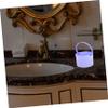 BUGUUYO Portable Makeup Brush Cleaner Tool Multi-functional Makeup Storage Box with Cleaning Pad for Brushes and Sponges Compact Design for Home and Travel Elegant Purple Color view 2
